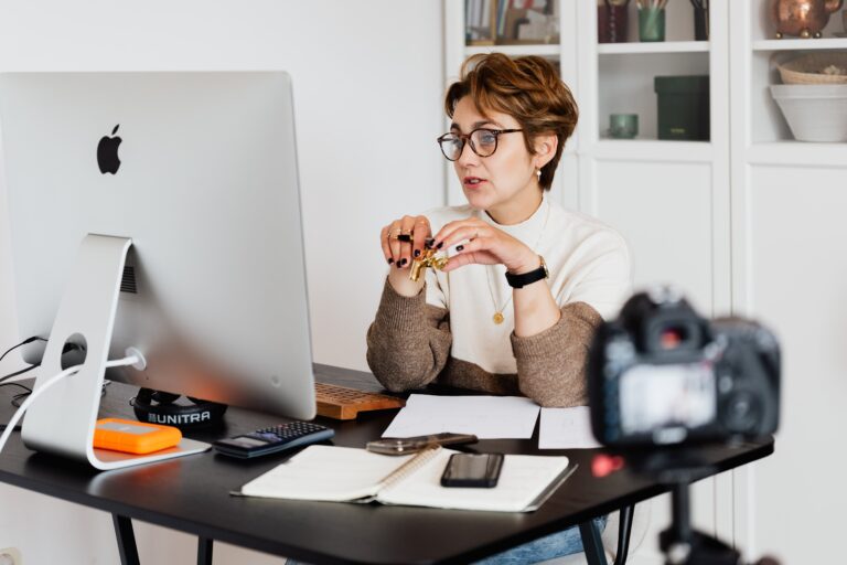 psychologist on a zoom call